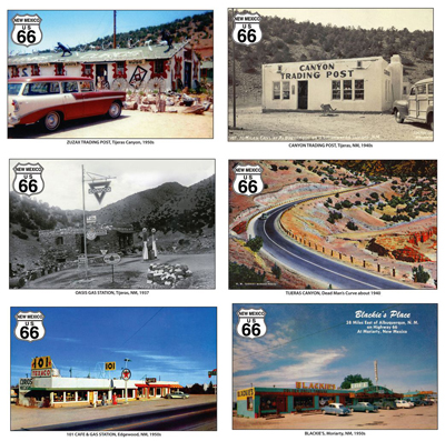Set of Six Postcards